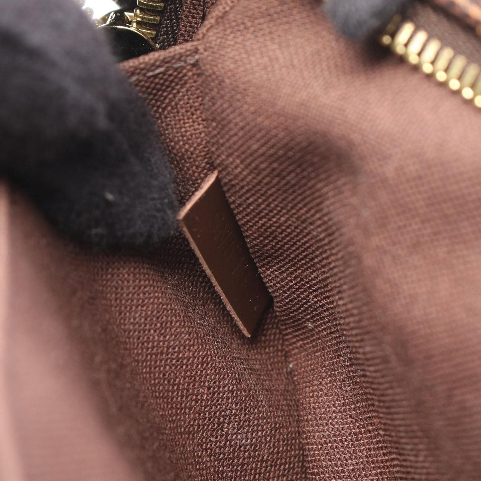 Louis Vuitton Clutch Pochette Saint Paul Damier Ebene Canvas Leather — view 5