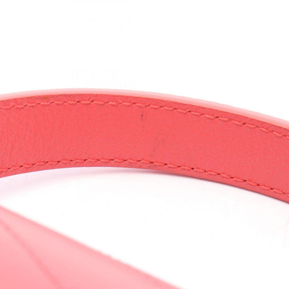 Chanel Handbag Blanc Stitch 2-Way Pink Leather Top Handle Flap Bag — view 9