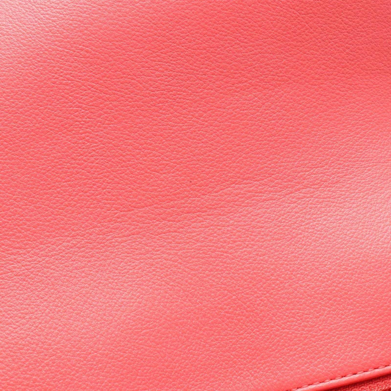 Chanel Handbag Blanc Stitch 2-Way Pink Leather Top Handle Flap Bag — view 7