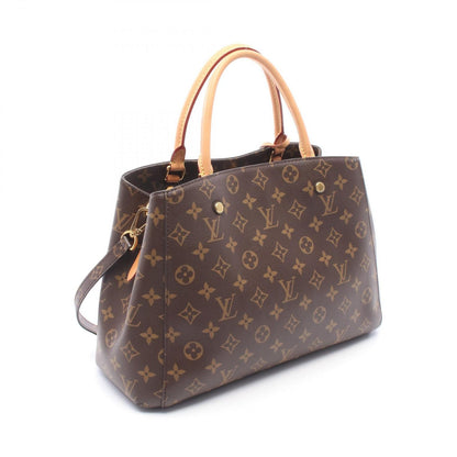 Louis Vuitton Handbag Montaigne MM Monogram 2-Way Canvas Leather — view 2