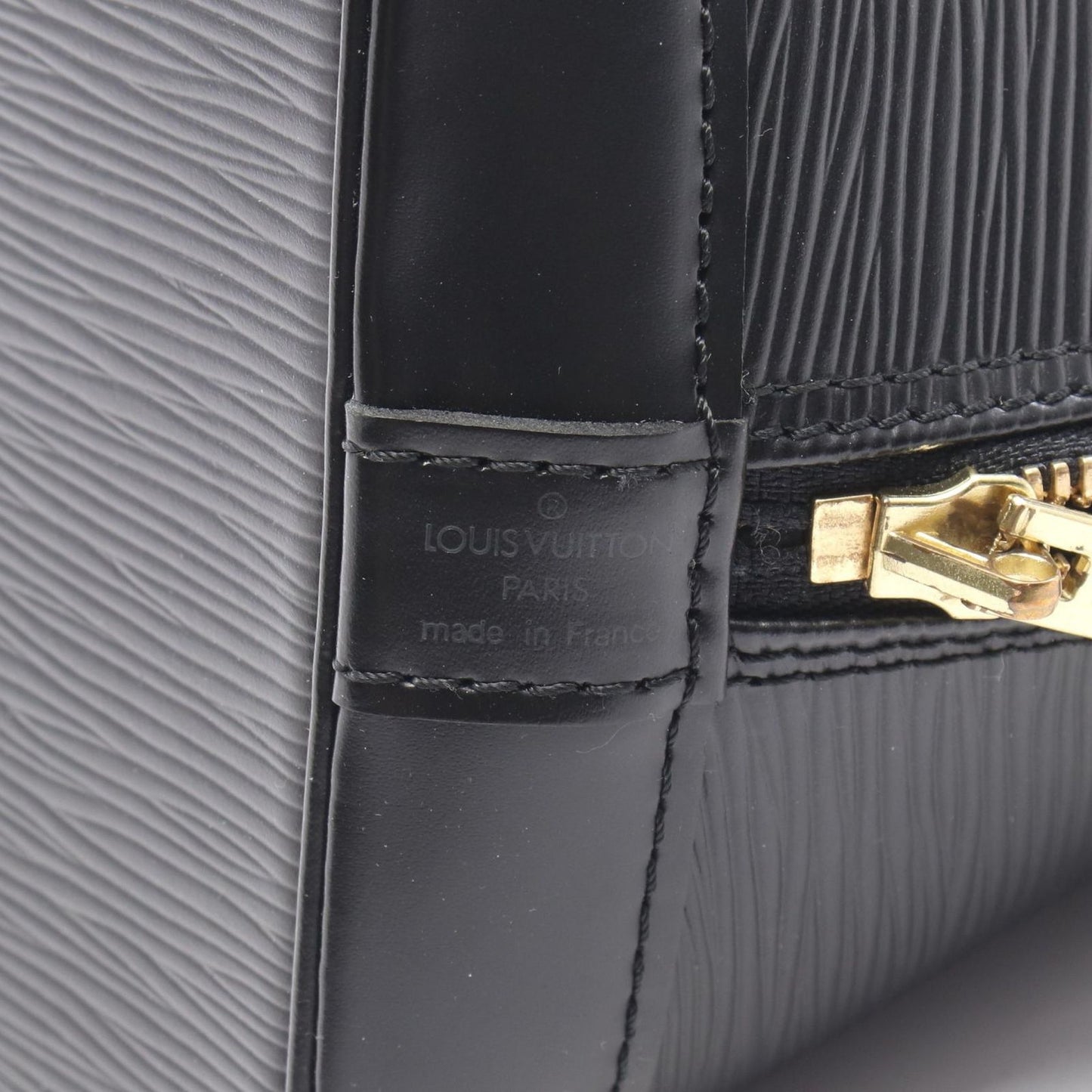 Louis Vuitton Handbag Alma Epi Noir Leather — view 4