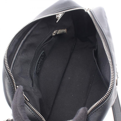 Chanel Shoulder Bag Blanc Stitch Tassel Black Lambskin Quilted Fringe Chain — view 3