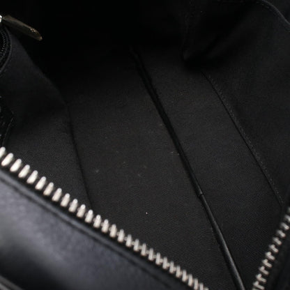 Chanel Shoulder Bag Blanc Stitch Tassel Black Lambskin Quilted Fringe Chain — view 6