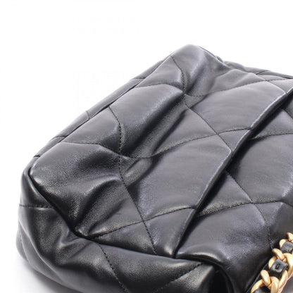 Chanel Shoulder Bag 19 D'isneuf Quilted 2-Way Black Leather 19 Chain — view 8