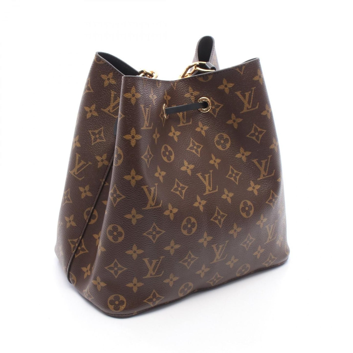 Louis Vuitton Shoulder Bag Neo Noe Monogram Noir Canvas Leather MM — view 2