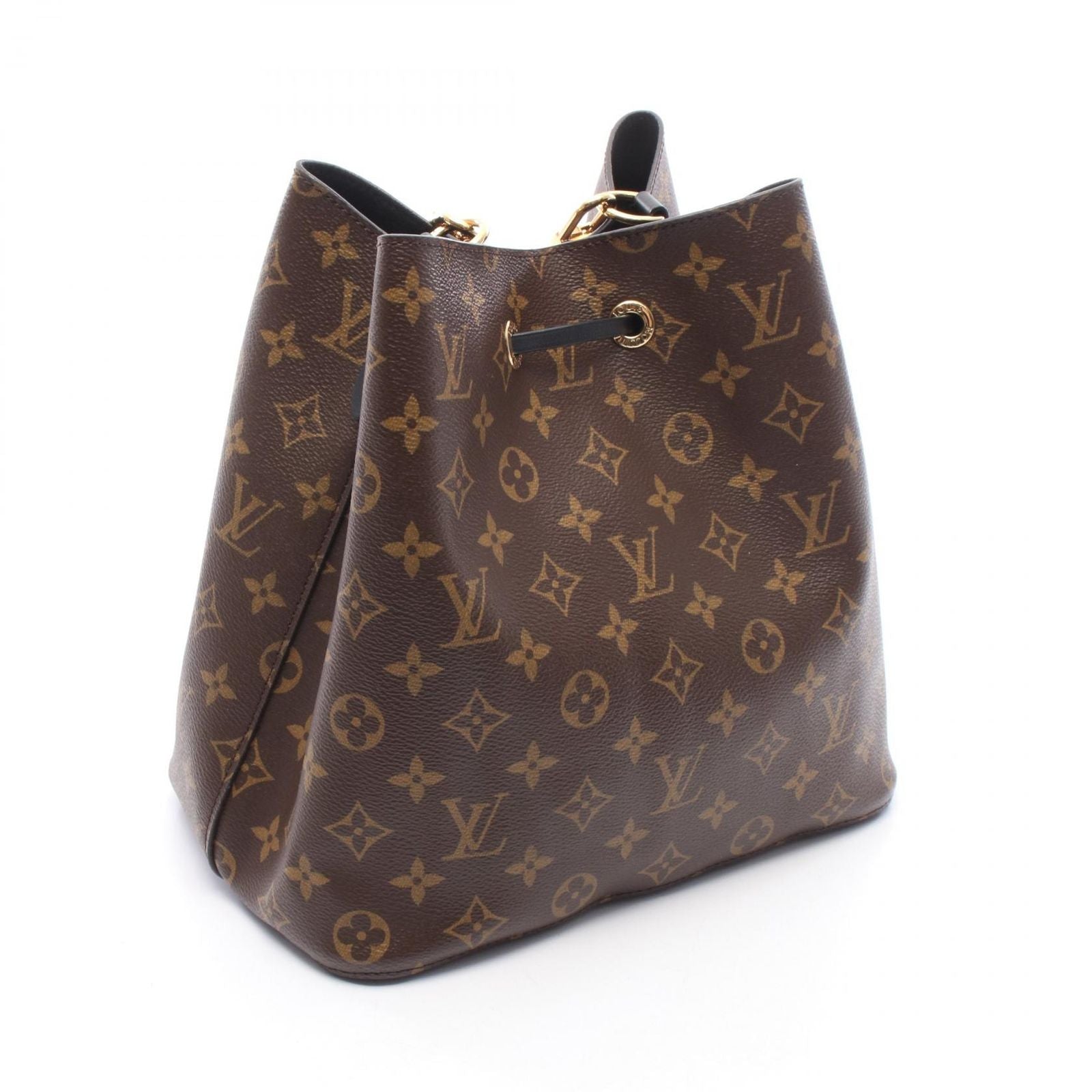 Louis Vuitton Shoulder Bag Neo Noe Monogram Noir Canvas Leather MM — view 2