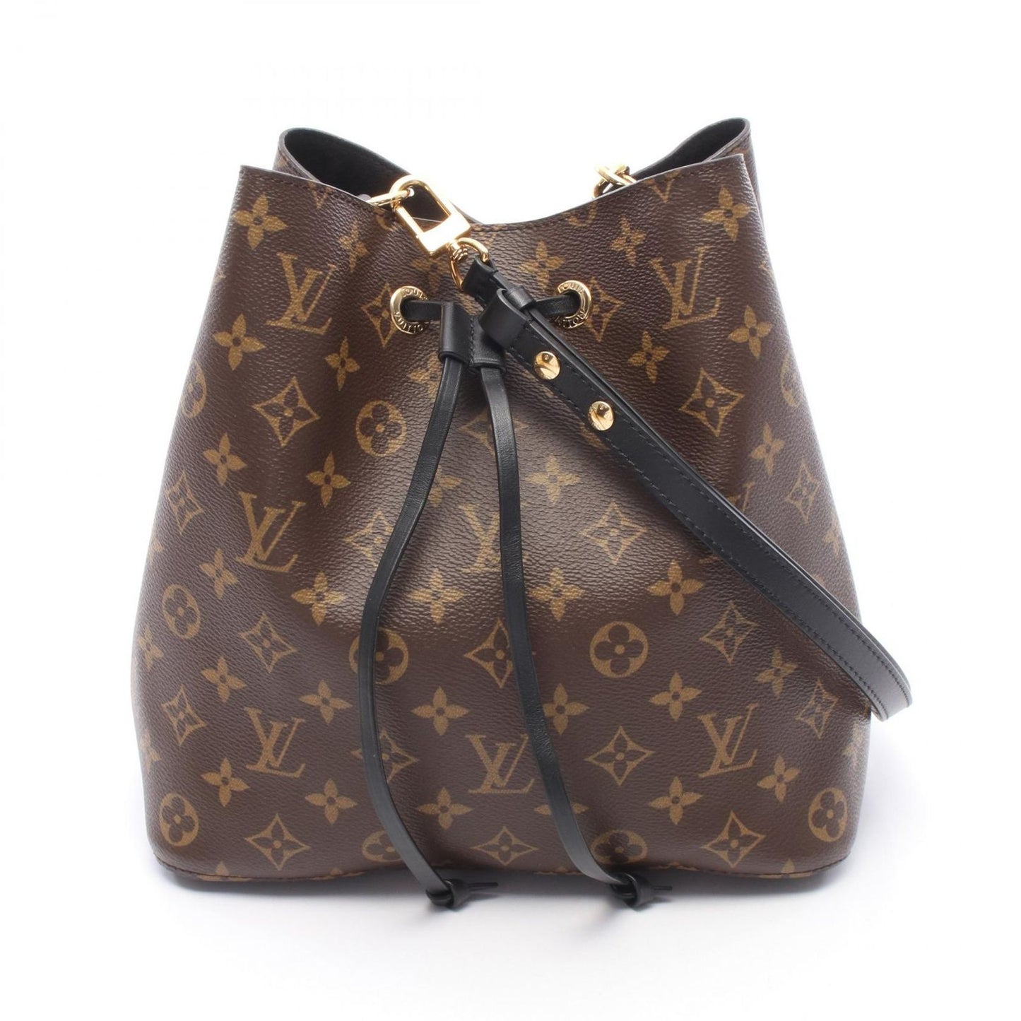 Louis Vuitton Shoulder Bag Neo Noe Monogram Noir Canvas Leather MM
