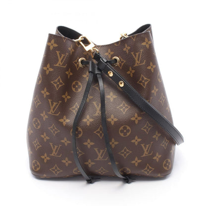 Louis Vuitton Shoulder Bag Neo Noe Monogram Noir Canvas Leather MM