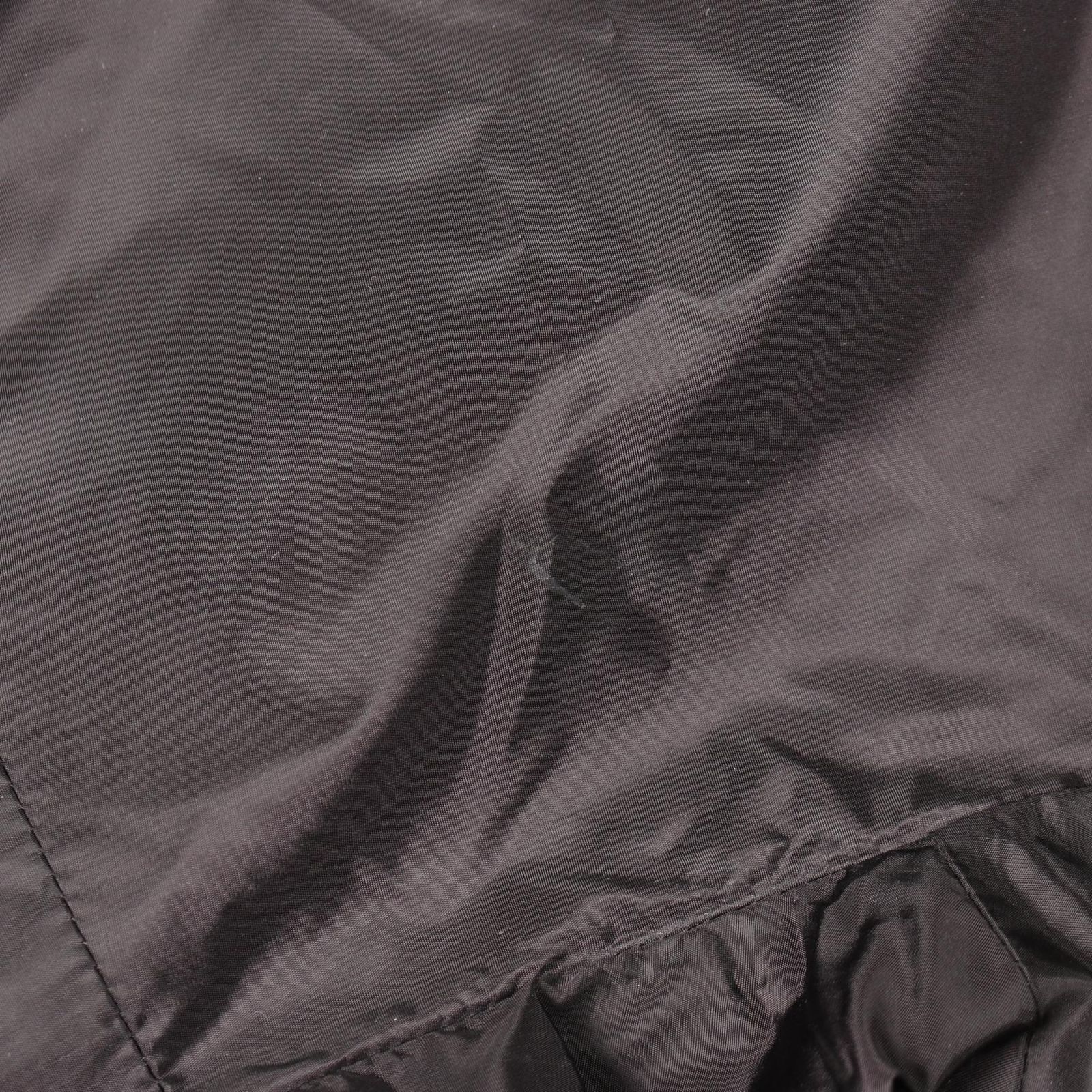 Prada Nappa Leather Hooded Black Coat — view 8