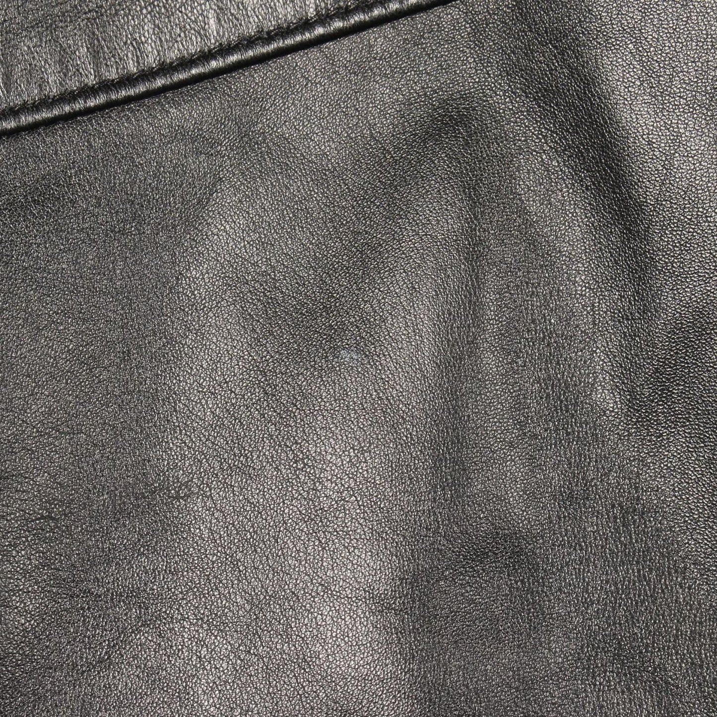 Prada Nappa Leather Hooded Black Coat — view 6