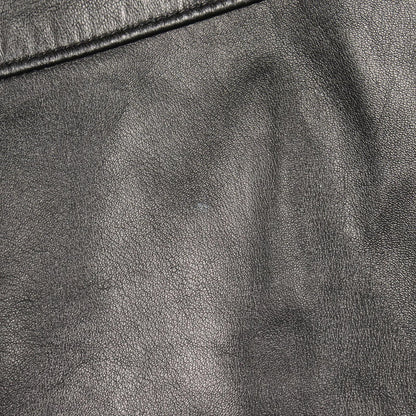 Prada Nappa Leather Hooded Black Coat — view 6