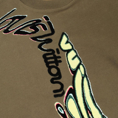 Louis Vuitton Sweatshirt Graphic Logo Cotton — view 6
