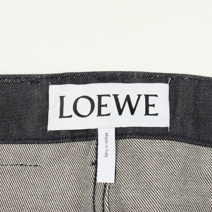 Loewe Denim Pants Fisherman Navy Cotton — view 3
