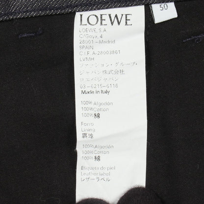 Loewe Denim Pants Fisherman Navy Cotton — view 4