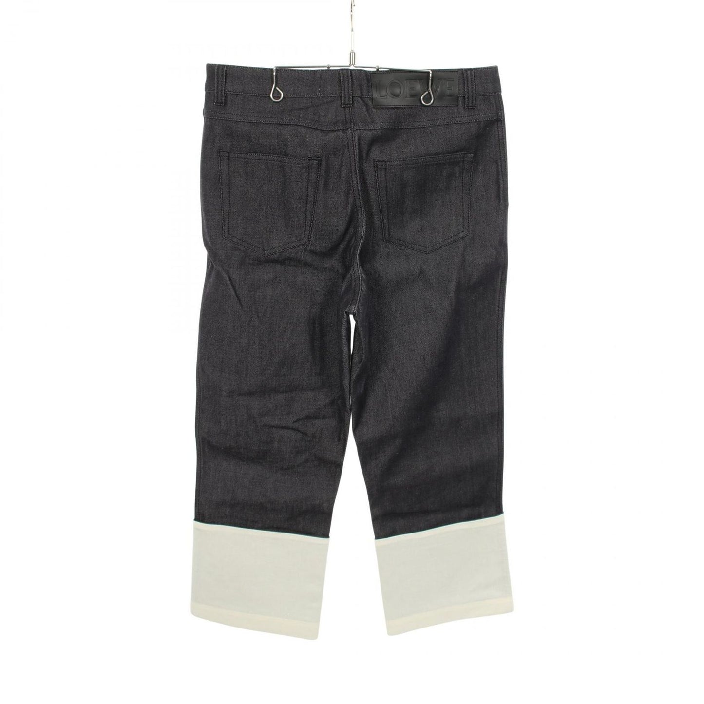 Loewe Denim Pants Fisherman Navy Cotton — view 2