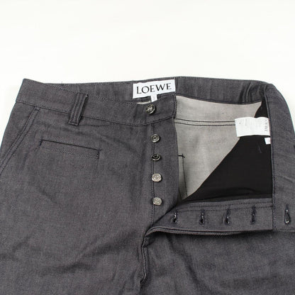 Loewe Denim Pants Fisherman Navy Cotton — view 5
