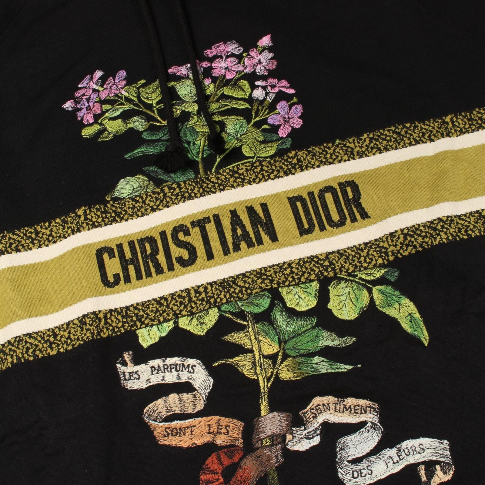 Dior Hoodie Logo Flower Oversize Cotton — view 7