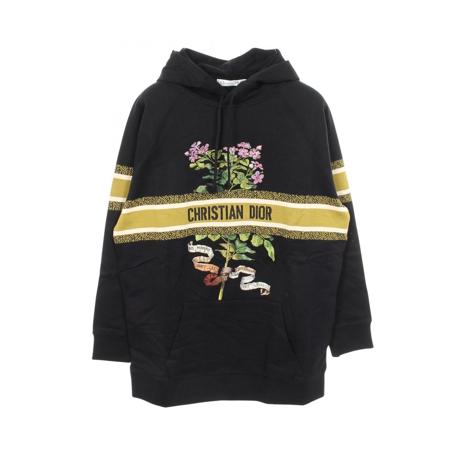 Dior Hoodie Logo Flower Oversize Cotton