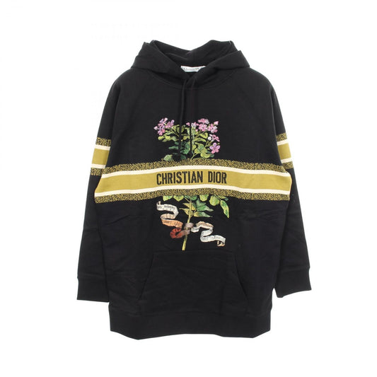 Dior Hoodie Logo Flower Oversize Cotton