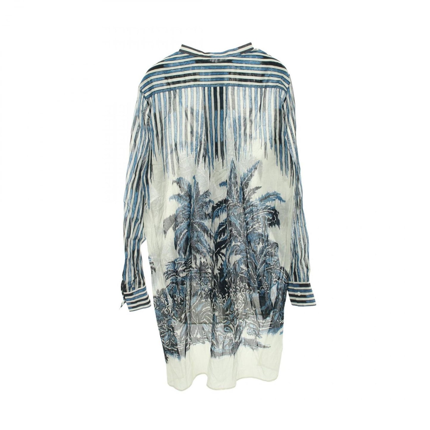 Dior Stand Collar Pullover Long Sleeve Cotton Shirt Sweater — view 2