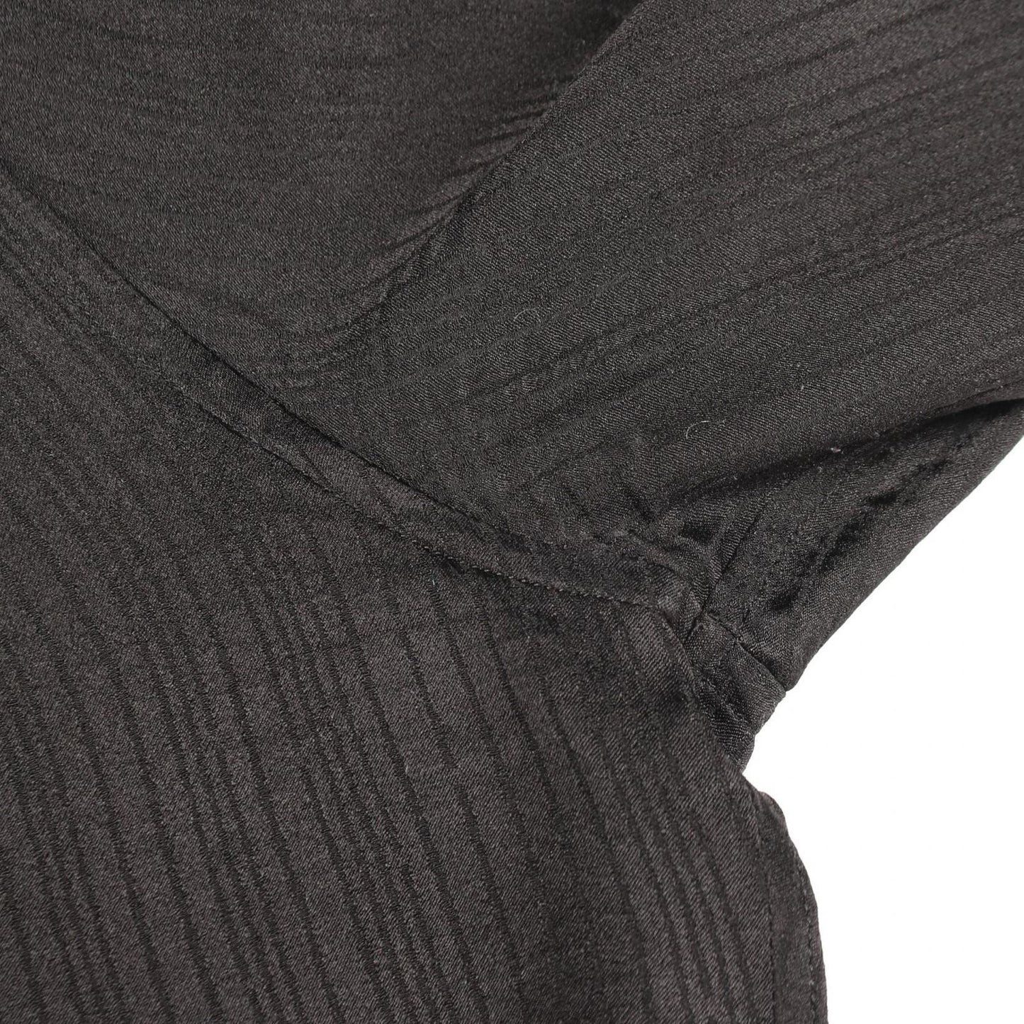 Saint Laurent Paris Striped Silk Shirt — view 8
