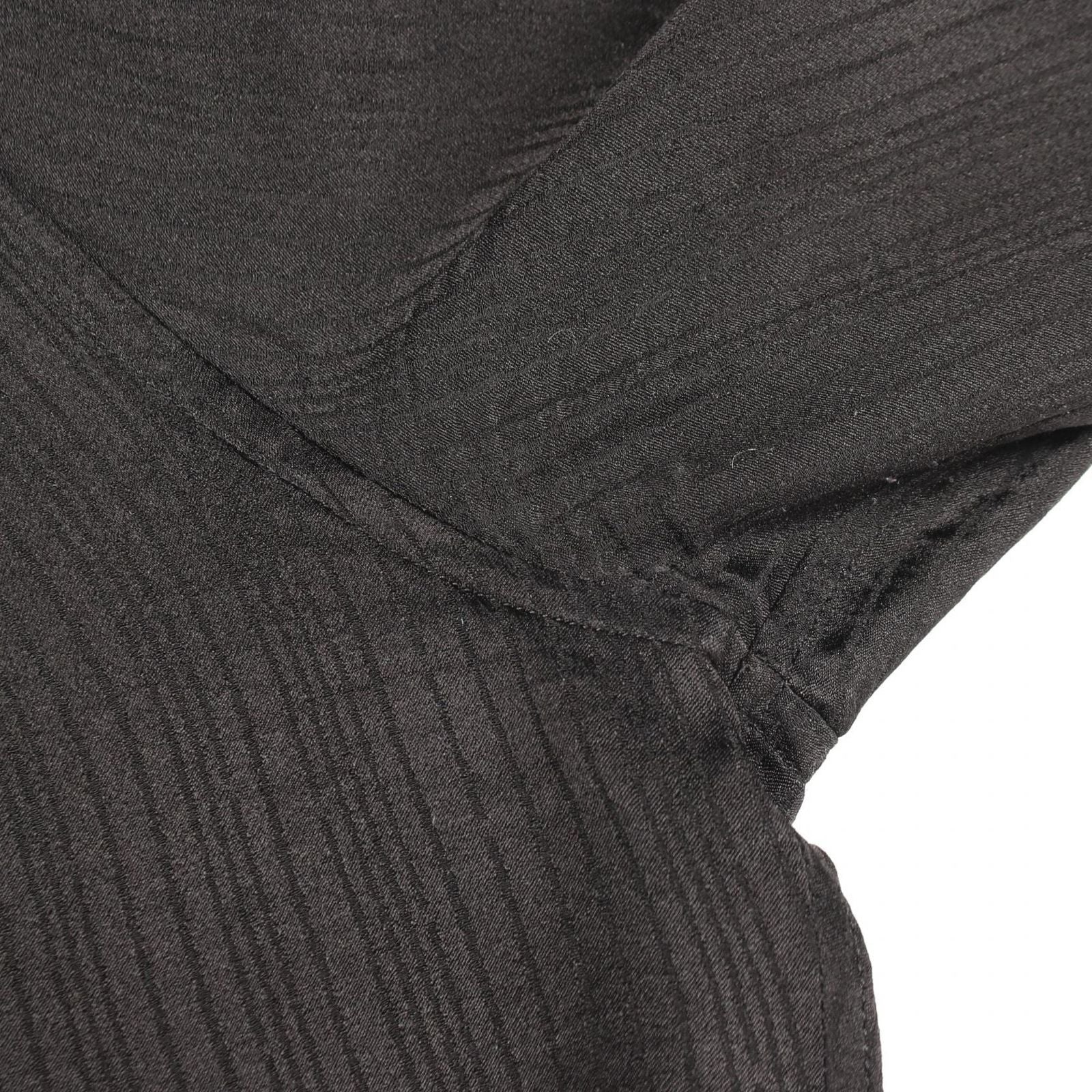 Saint Laurent Paris Striped Silk Shirt — view 8