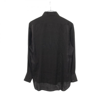 Saint Laurent Paris Striped Silk Shirt — view 2