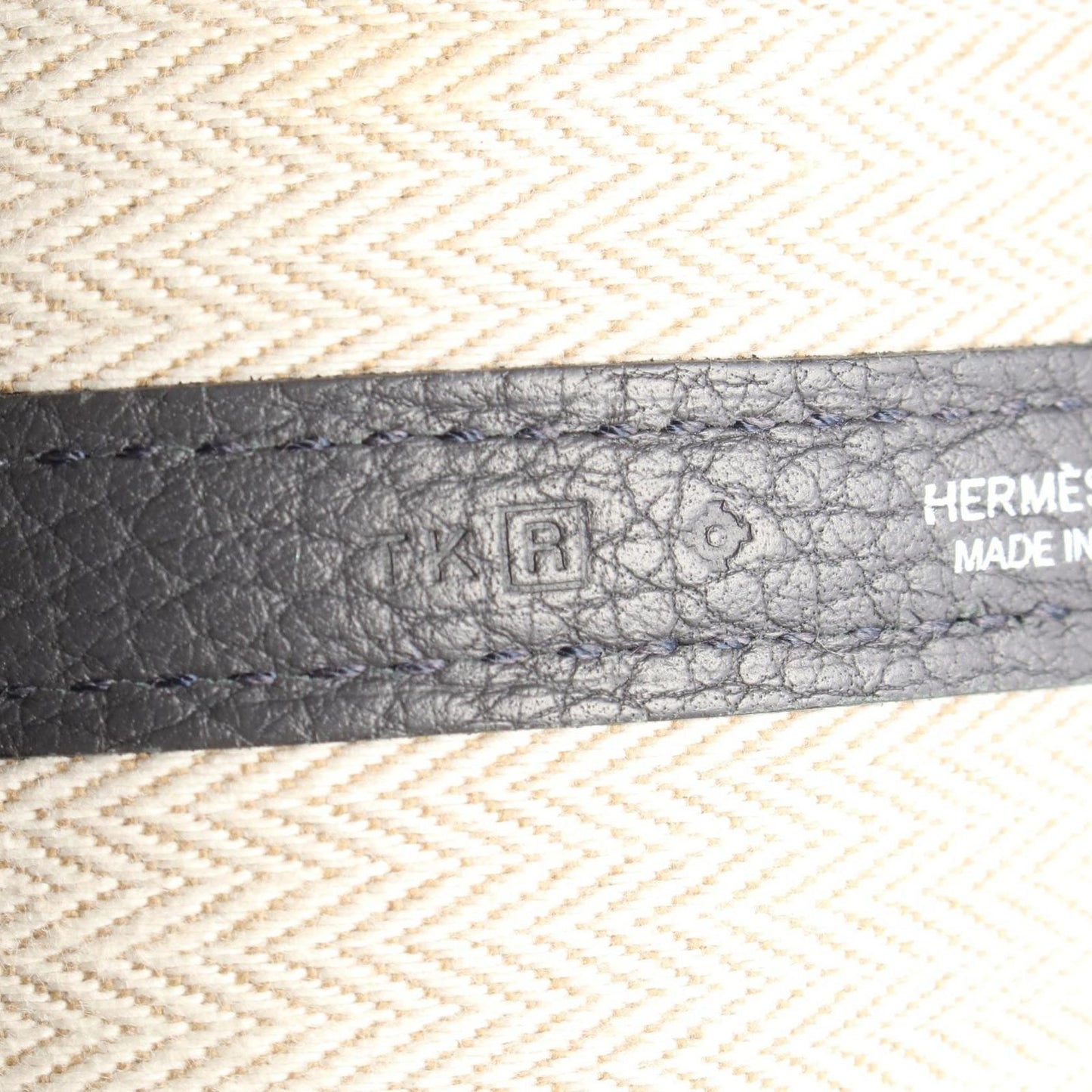 Hermes Tote Garden Party TPM Ardoise Leather — view 5