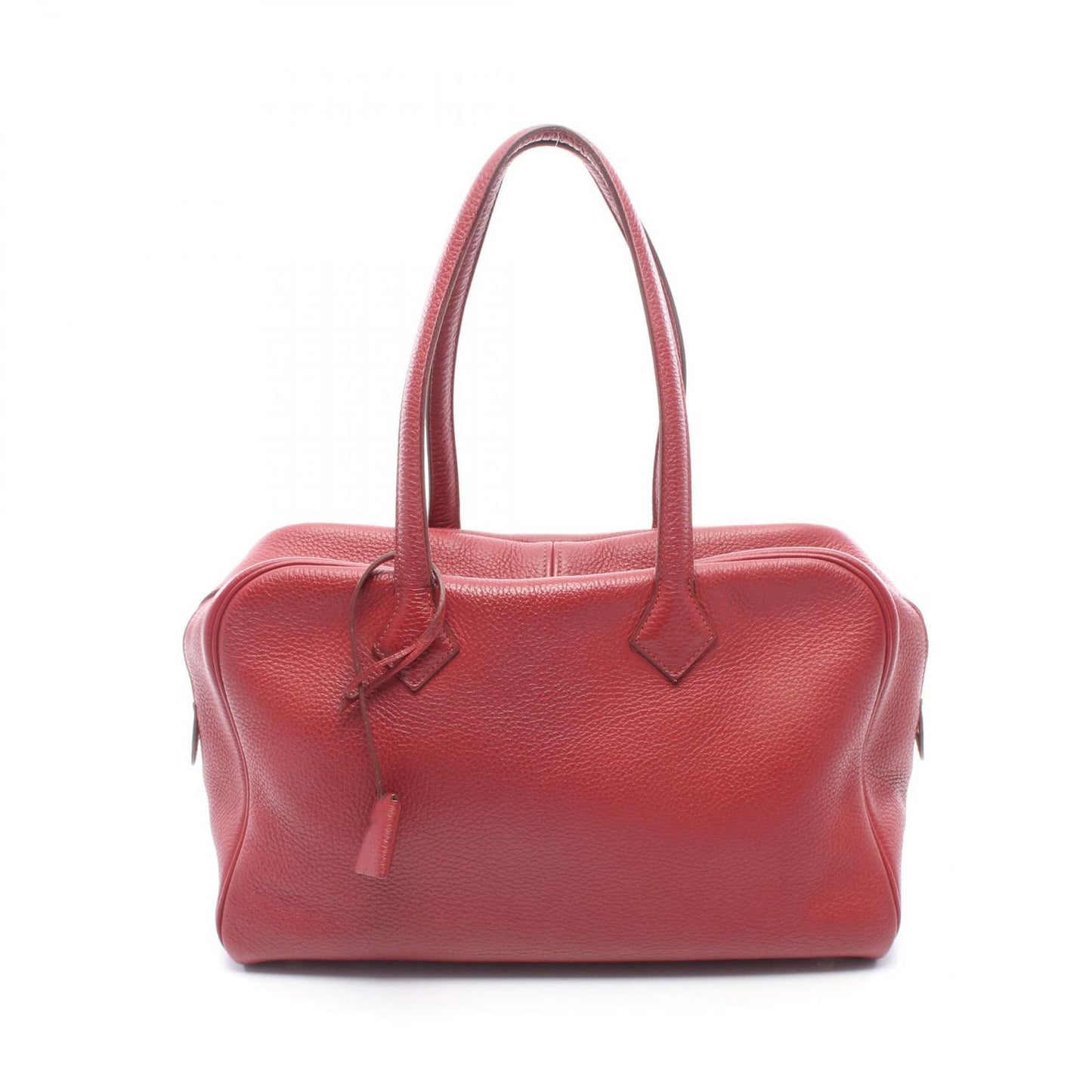 Hermes Handbag Victoria 35 Ruby Leather