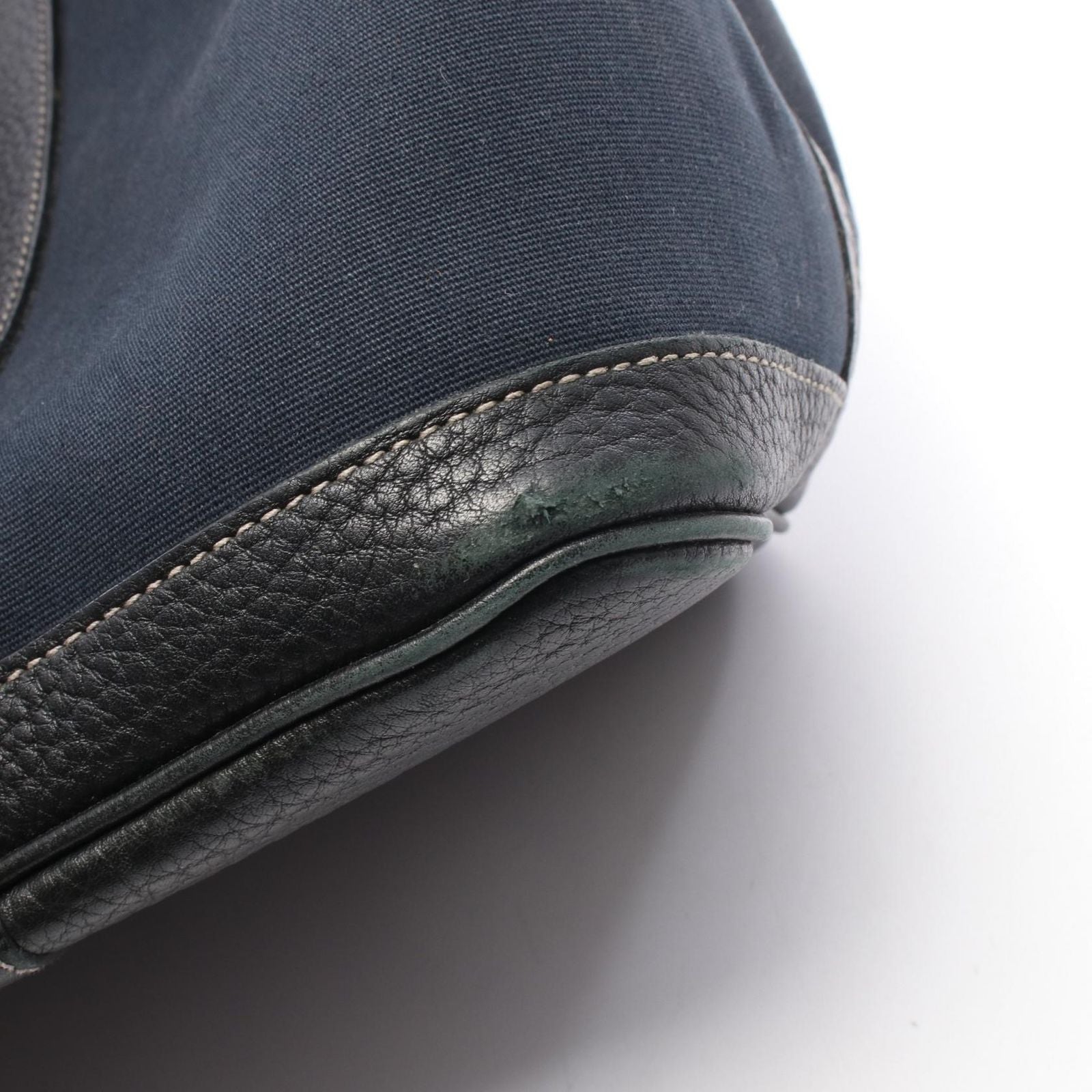 Hermes Tote Garden Party PM Black Leather Canvas — view 9