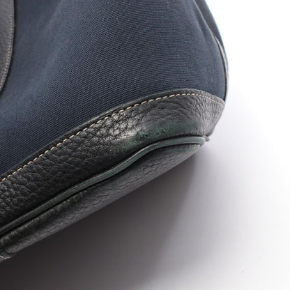 Hermes Tote Garden Party PM Black Leather Canvas — view 9