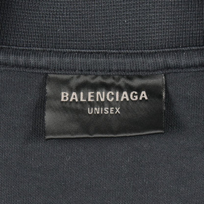 Balenciaga Short Sleeve T-Shirt Tape Type Distressed Cotton — view 3