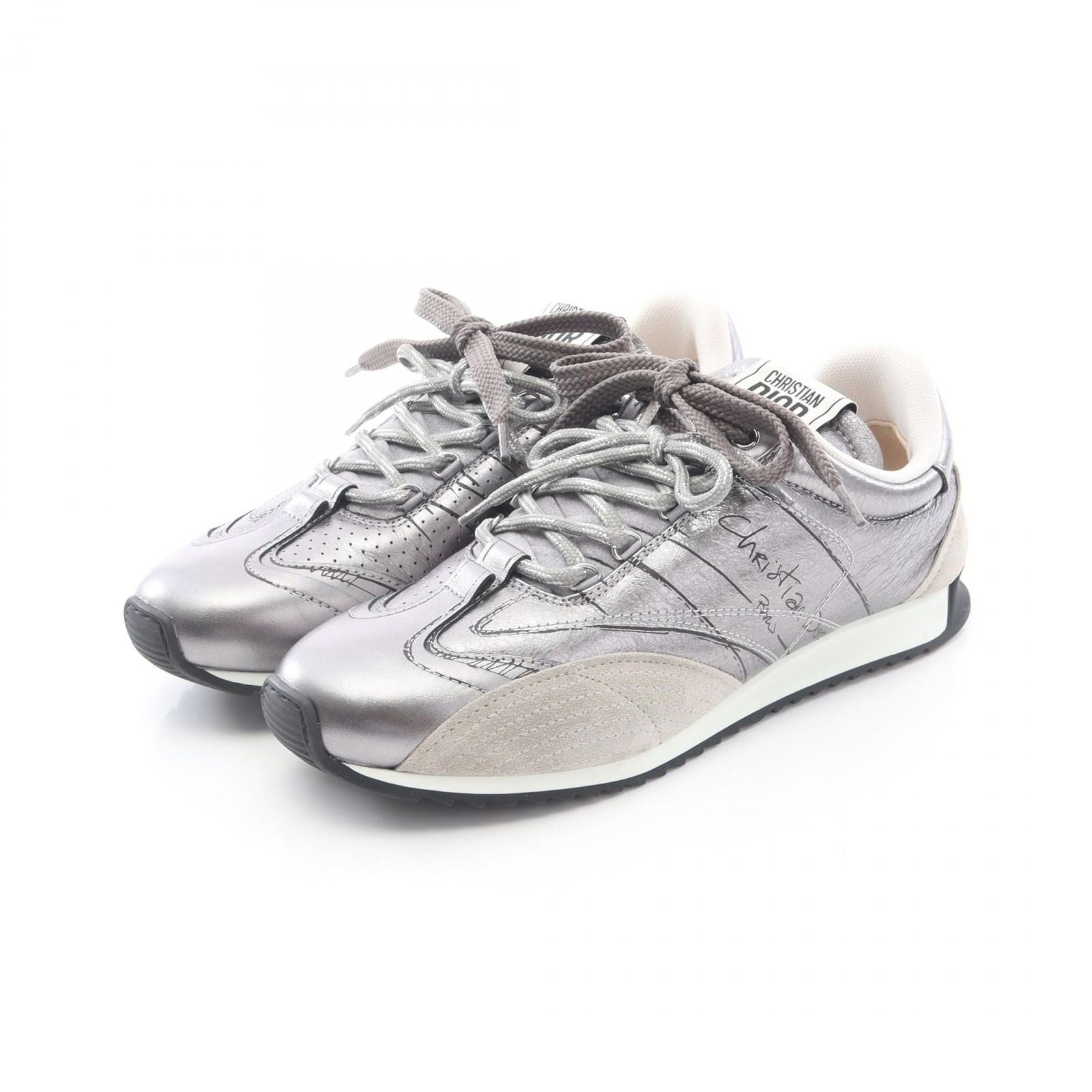 Dior Sneakers D-sketch Leather Suede