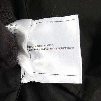 Chanel CC Logo Button Black Spring Coat — view 5