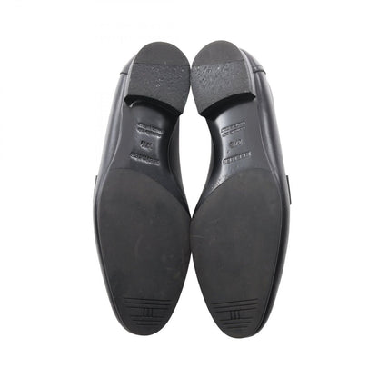 Hermes Loafers Moccasins Paris Black White Leather — view 4