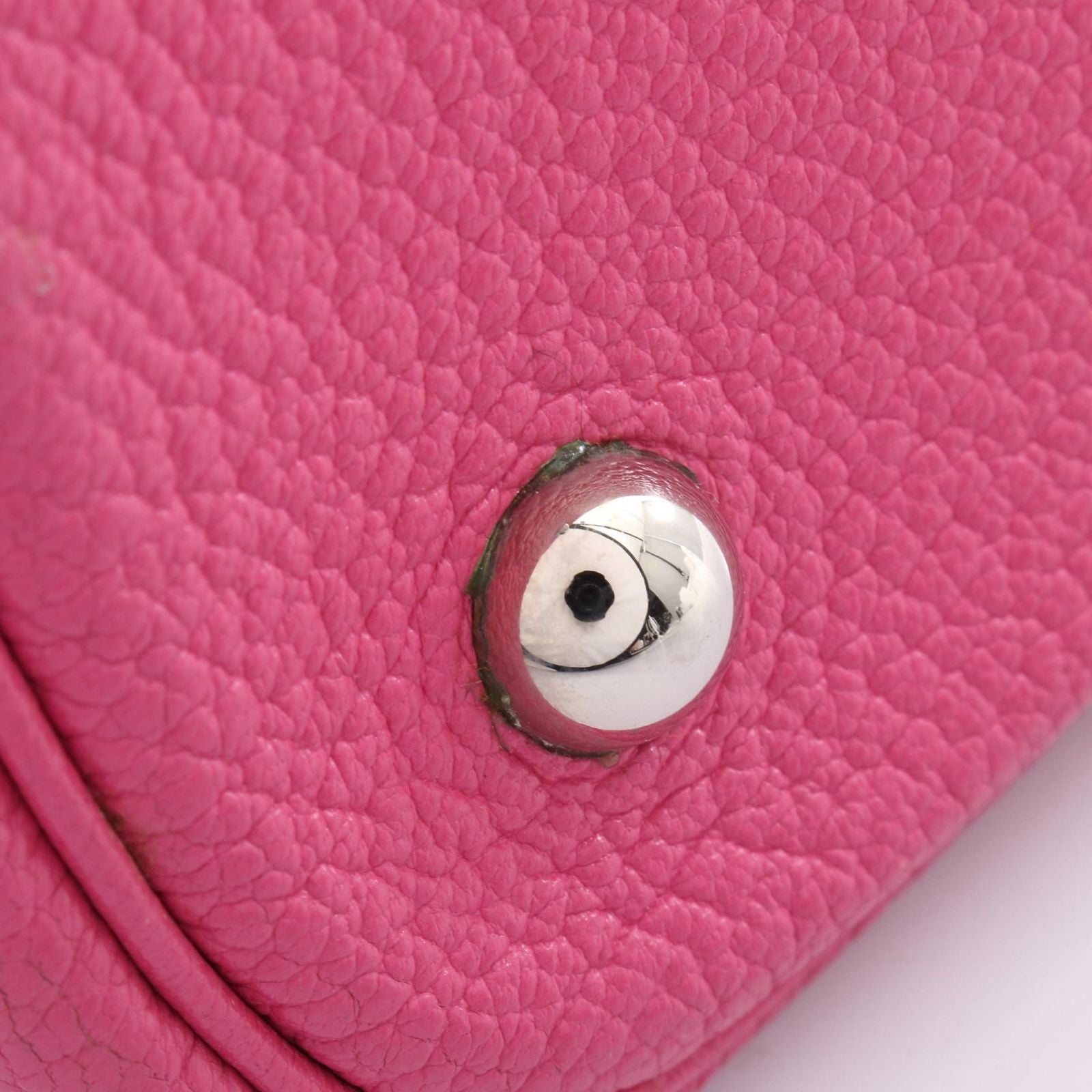 Hermes Handbag Bolide 30 Fuchsia Pink — view 8