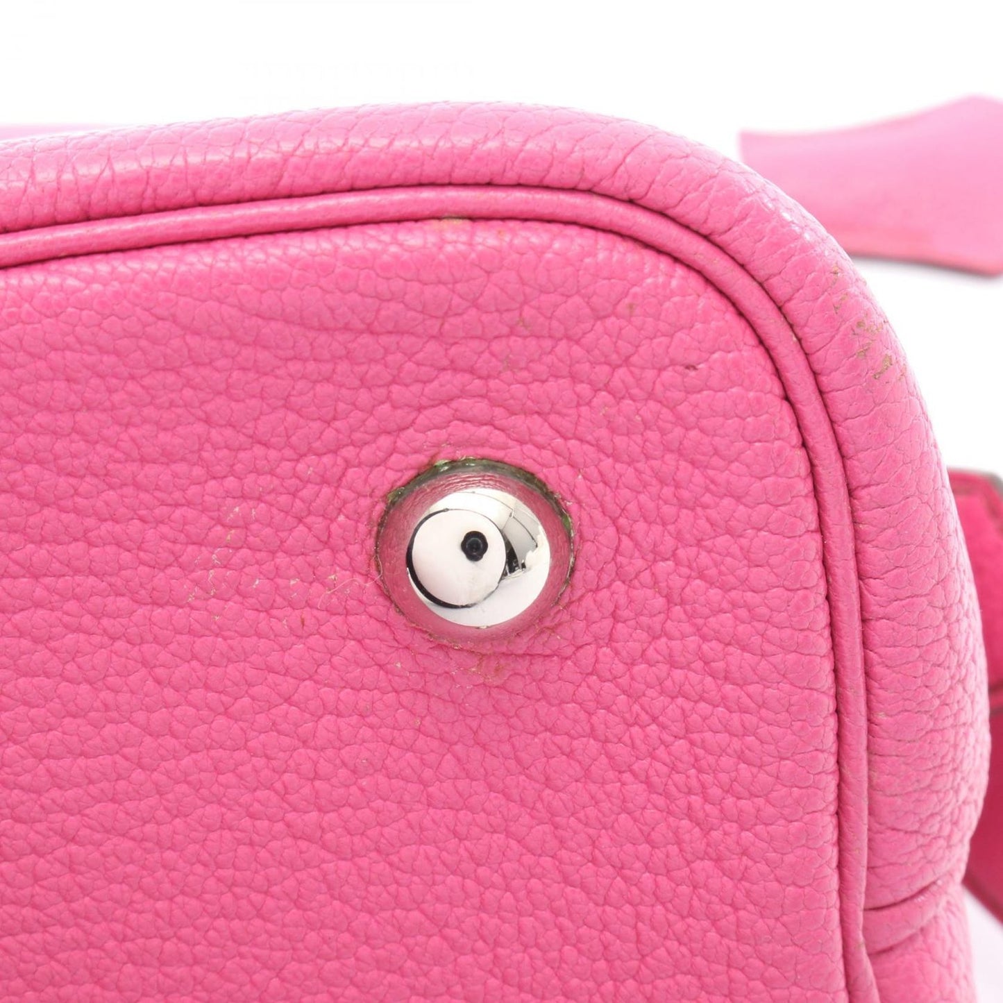 Hermes Handbag Bolide 30 Fuchsia Pink — view 7