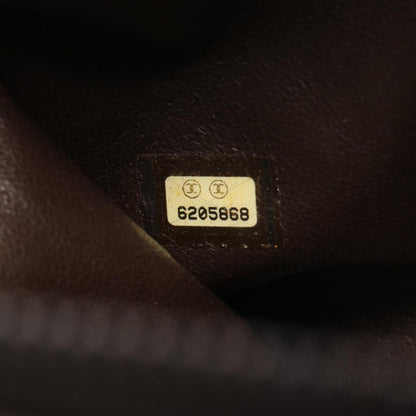 Chanel Tote Quilted Dark Brown Lambskin — view 5
