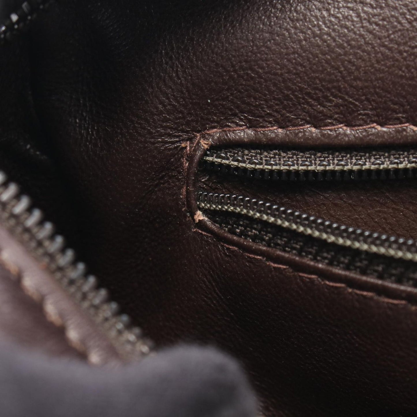 Chanel Tote Quilted Dark Brown Lambskin — view 6