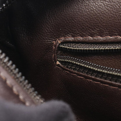 Chanel Tote Quilted Dark Brown Lambskin — view 6