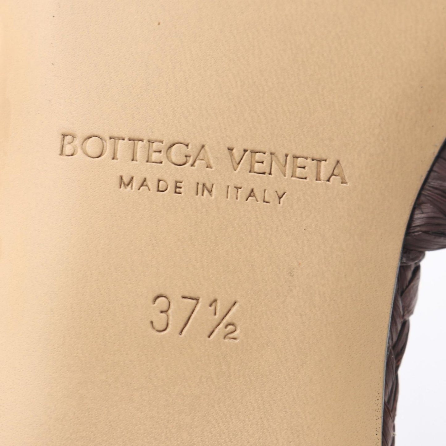 Bottega Veneta Sandals Intrecciato Brown — view 6