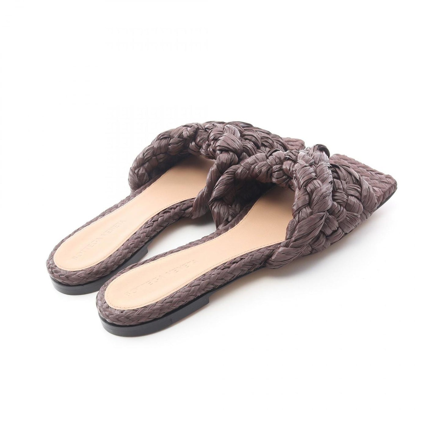 Bottega Veneta Sandals Intrecciato Brown — view 2