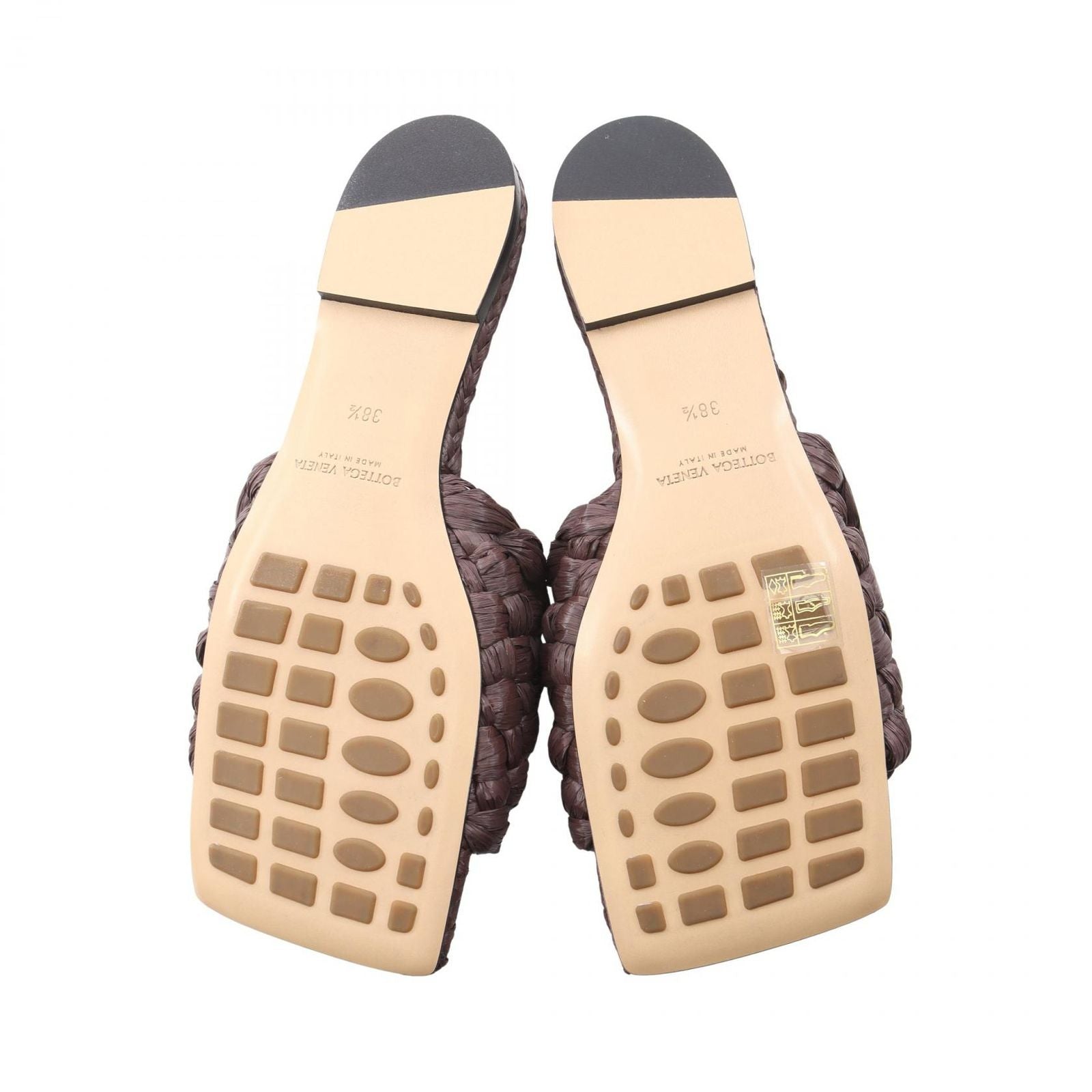 Bottega Veneta Sandals Intrecciato Brown — view 4