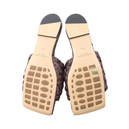 Bottega Veneta Sandals Intrecciato Brown — view 4