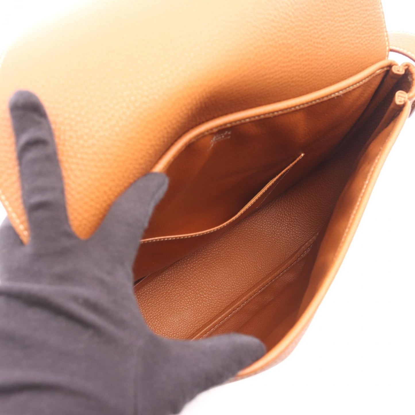 Hermes Shoulder Bag Christine Gold — view 3
