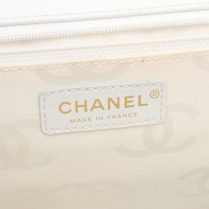 Chanel Handbag Wild Stitch Top Handle White Leather Bag — view 4