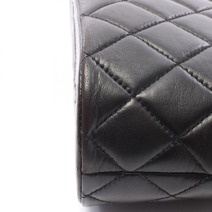Chanel Shoulder Bag Quilted Black Lambskin — view 7