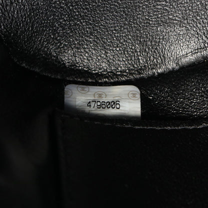 Chanel Shoulder Bag Quilted Black Lambskin — view 5