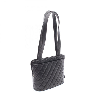 Chanel Shoulder Bag Quilted Black Lambskin — view 2
