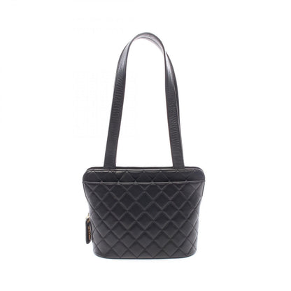 Chanel Shoulder Bag Quilted Black Lambskin